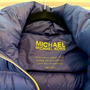 MK - PUFFER - Royal Blue
